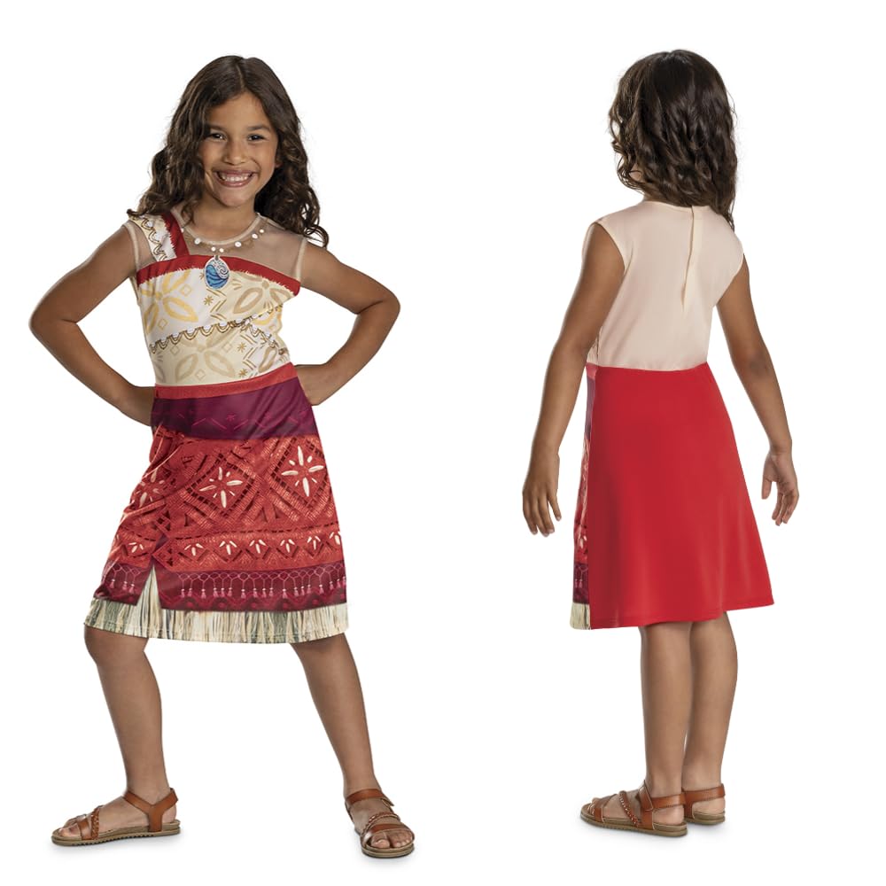 Disguise Disney Moana Fancy Dress - Size 7-8 Years | Polyester | Unisex Children