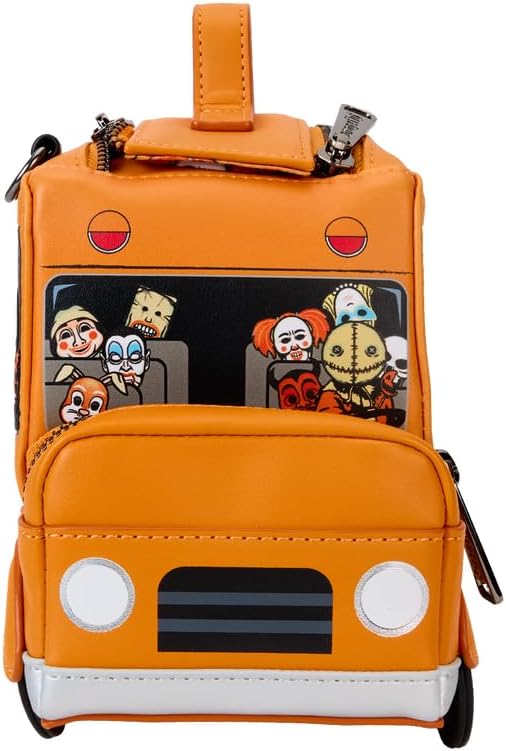 Loungefly Trick 'r Treat School Bus Figural Crossbody Bag (Multi)