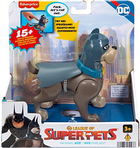 Fisher-Price DC League of Super-Pets Talking Ace-Figur