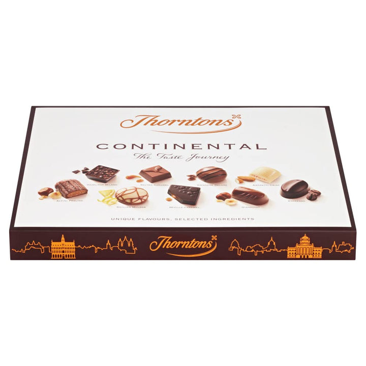 Thorntons Continental Assorted Milk, Dark & White Chocolate Gift Box, 264g