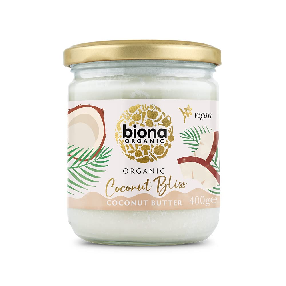 Biona Organic Coconut Bliss - 100% Organic Creamy Coconut Butter, 400g