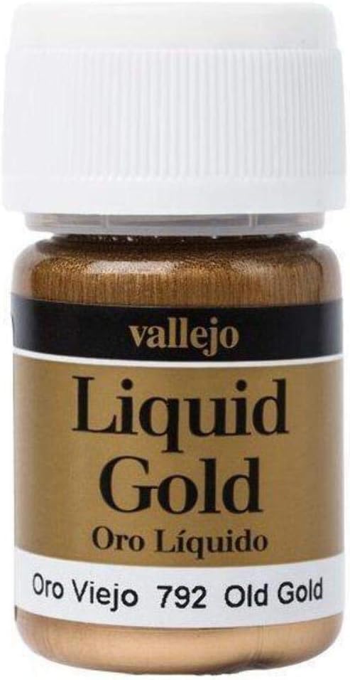 AV Vallejo Old Gold Metallic Paint (Model Color 35ml)