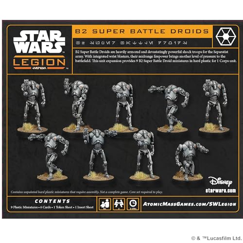 Atomic Mass Games Star Wars Legion B2 Super Battle Droids Unit Expansion (SWQ35)