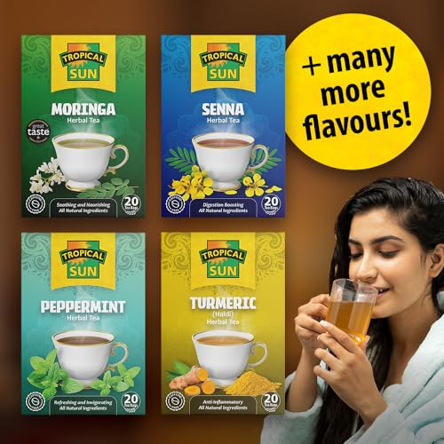 Tropical Sun Slimtee Herbal Infusion Tea, 20-Count