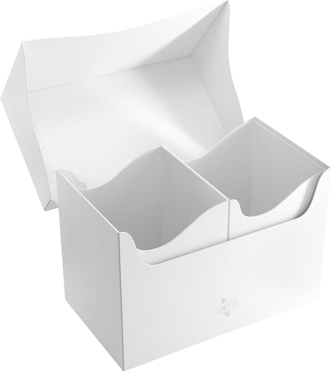 Gamegenic Double Deck Holder 200+ XL White Card Storage Box