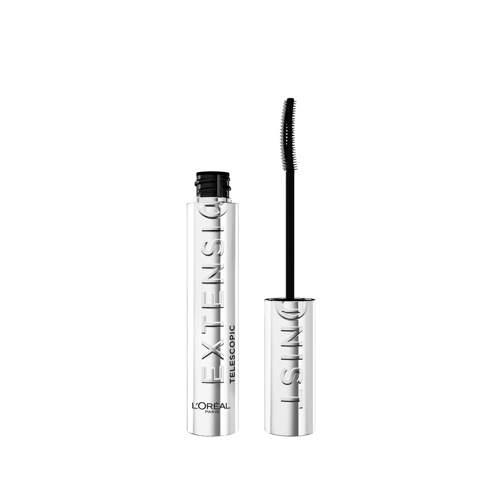 L'Oreal Paris Telescopic Extensionist Mascara - Extended Length, Volume & Curl | Black | 9.9 ml