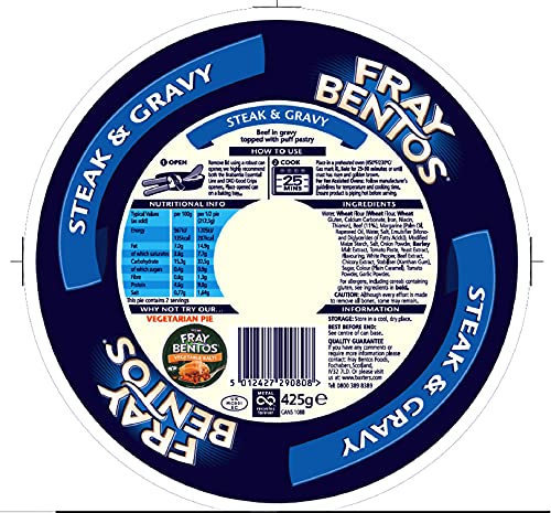 Fray Bentos Steak & Gravy Pie 425g 2