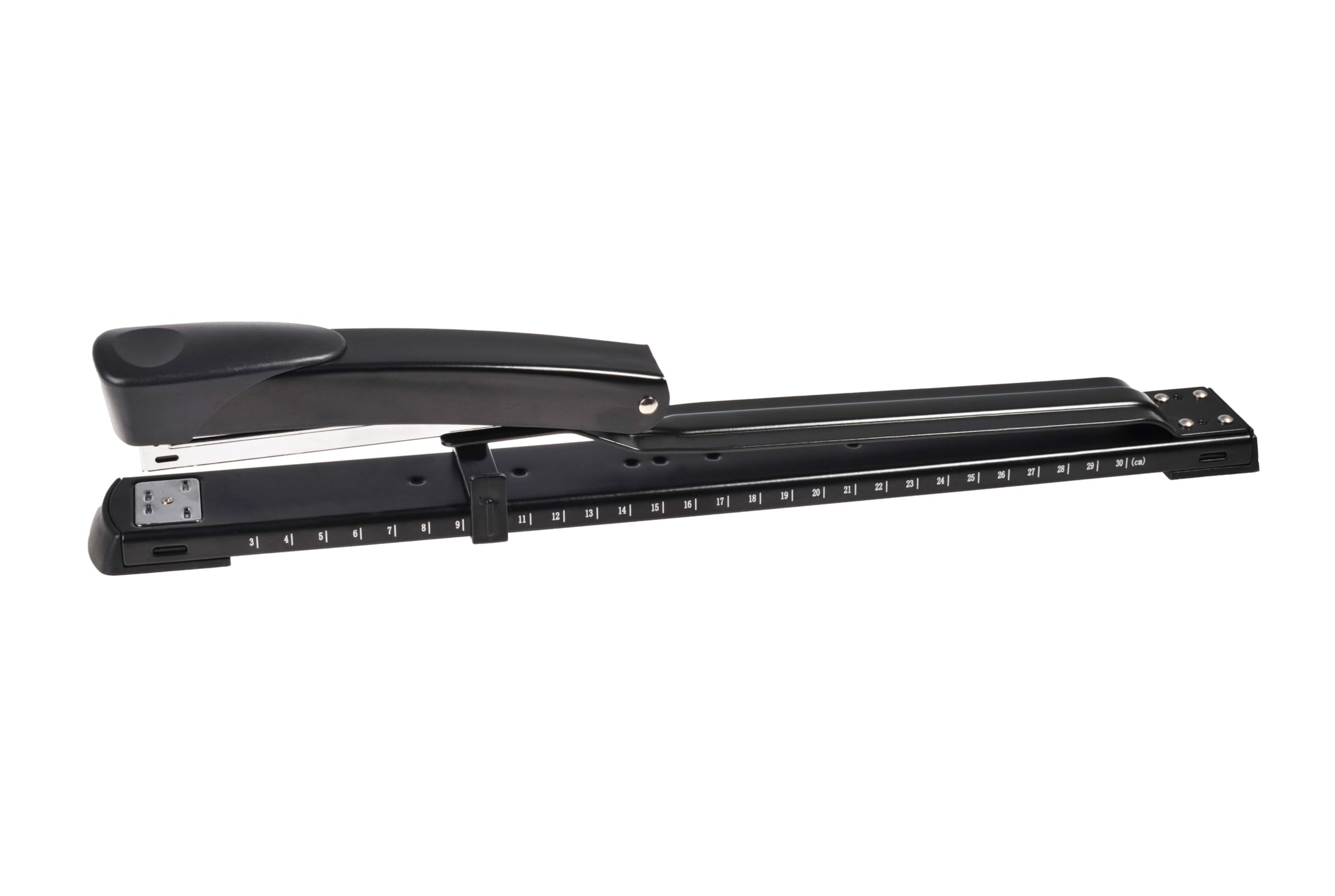 Pavo Metal Long Arm Stapler - Black | 20 Sheet Capacity | 300mm Depth 1