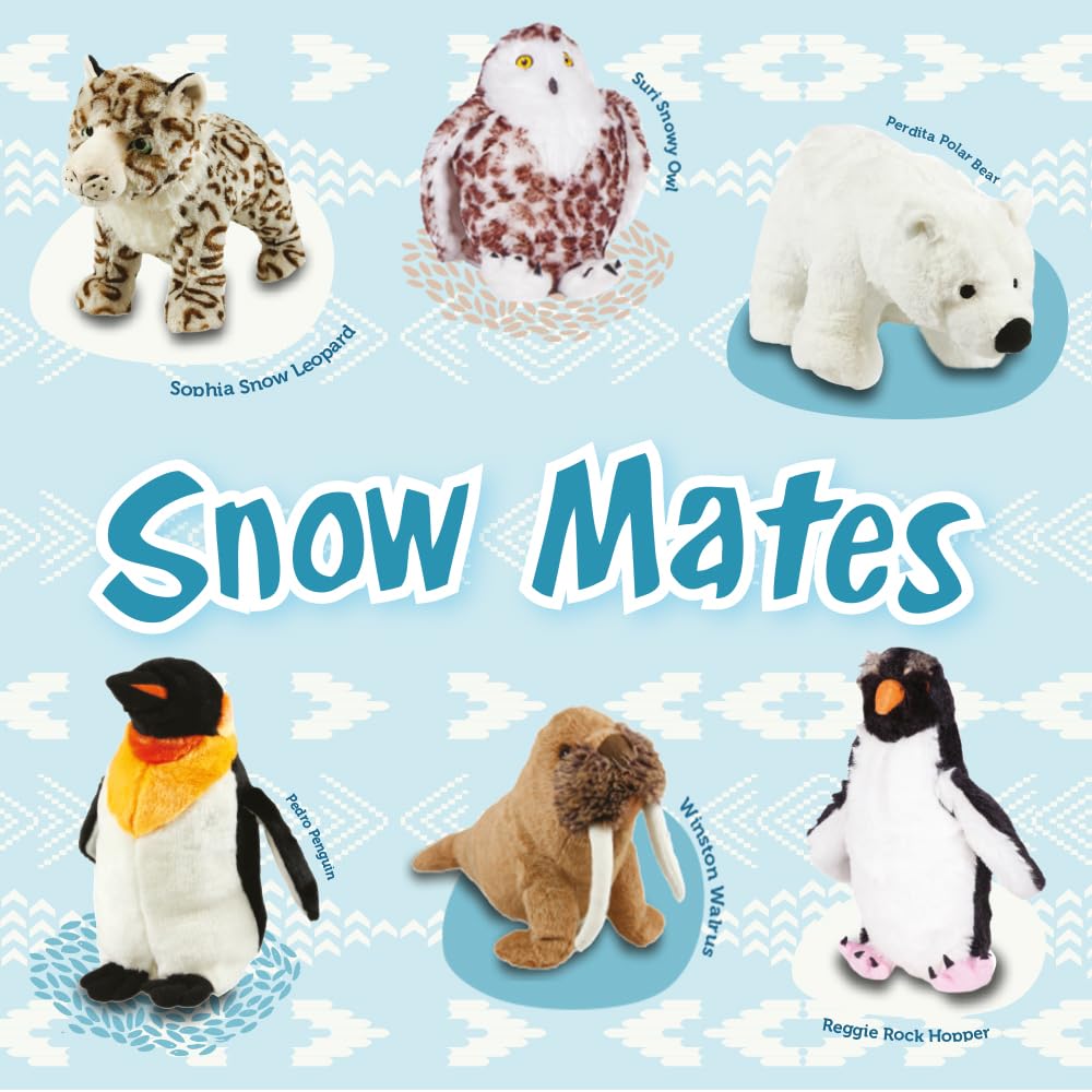 Animal Instincts Snow Mates Pedro Penguin Large Plush Dog Toy | Machine Washable | Squeaky 6