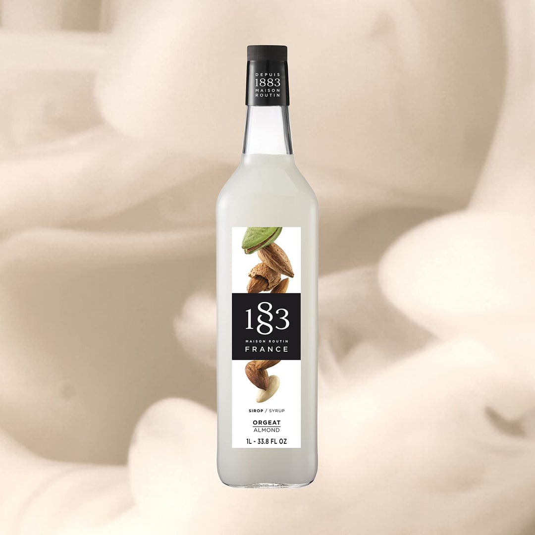 1883 Maison Routin Almond Syrup - Premium Beverage Syrup 1000ml