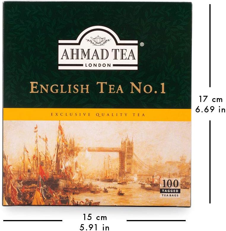Ahmad Tea - English Tea No. 1 Black Tea - 100 Teabags