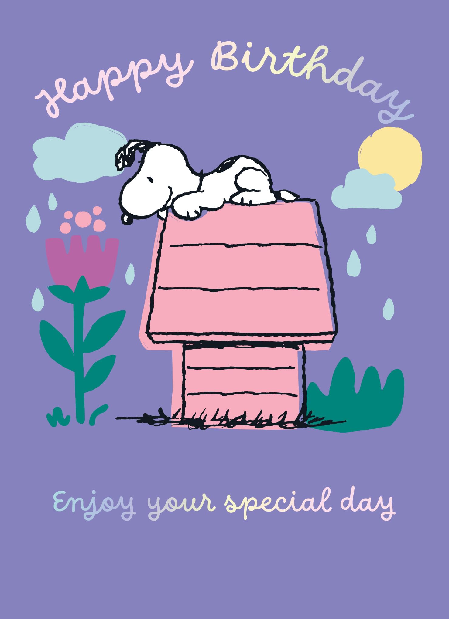 Danilo Promotions LTD Peanuts Snoopy Birthday Card 'Enjoy Your Special Day' | Unisex Adult & Kid