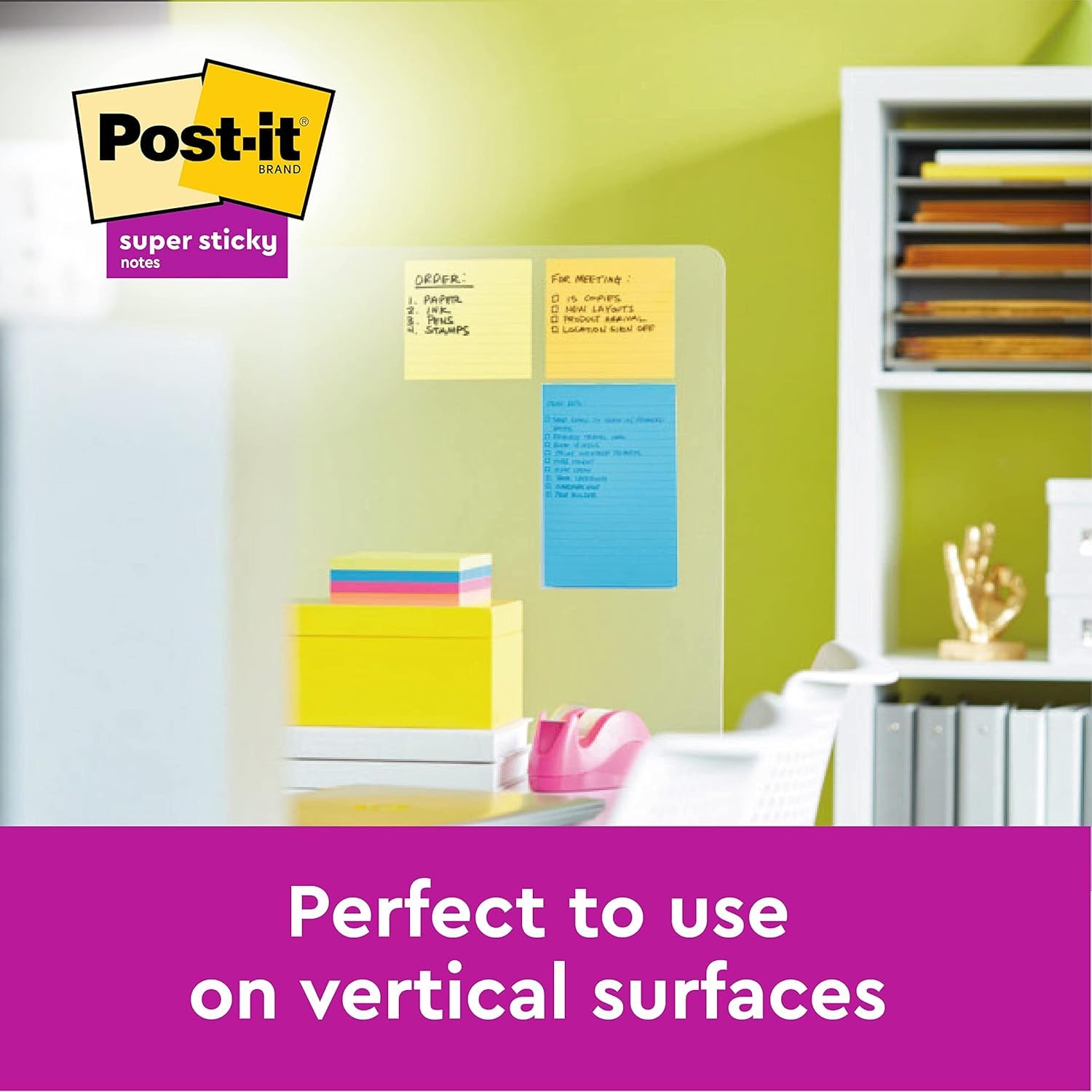 Post-it Super Sticky Lined Notes - Canary Yellow | 102 x 152 mm | Model 703195 6