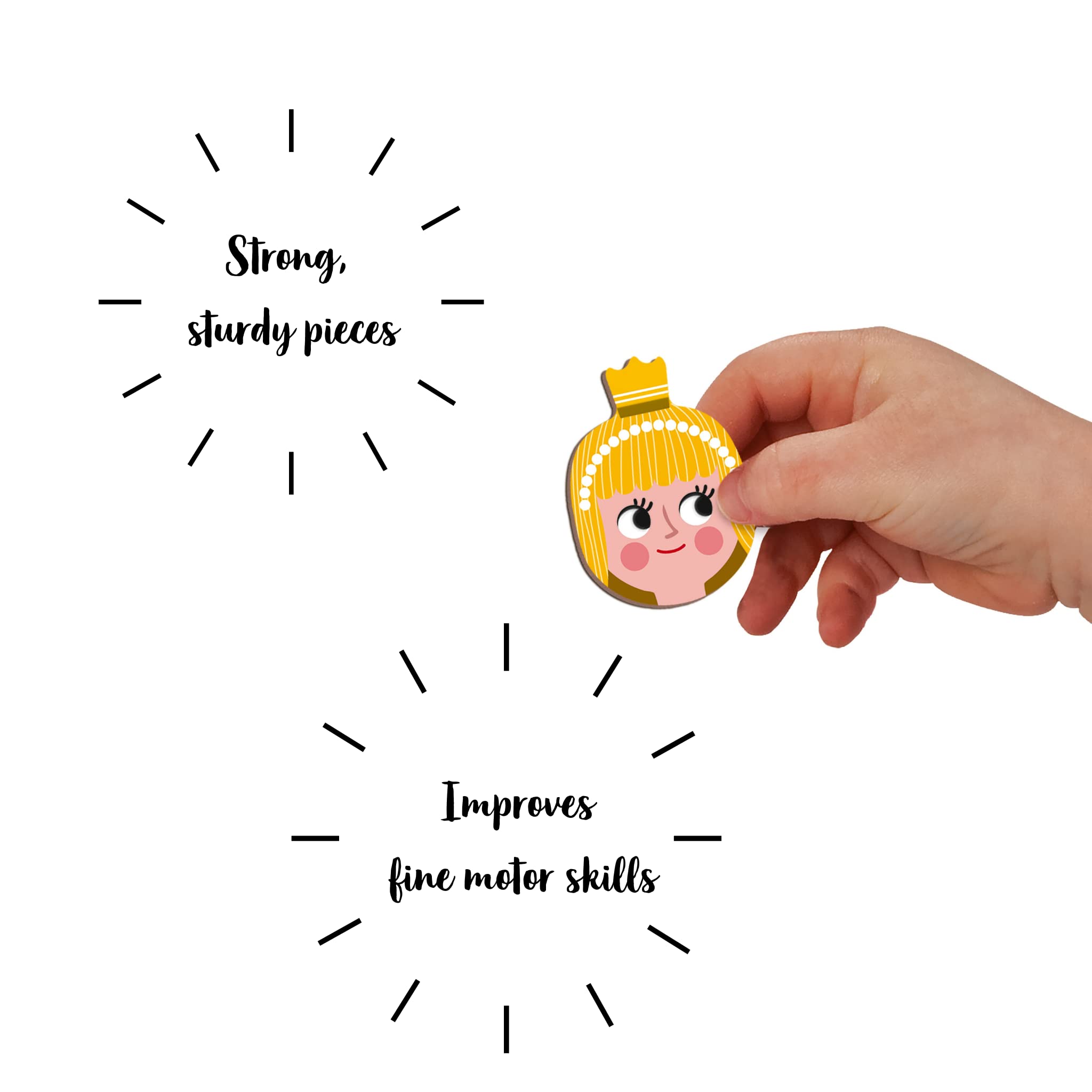 Janod Magneti'Book Story Book - 40-Piece Magnetic Educational Set for Ages 3+ 13