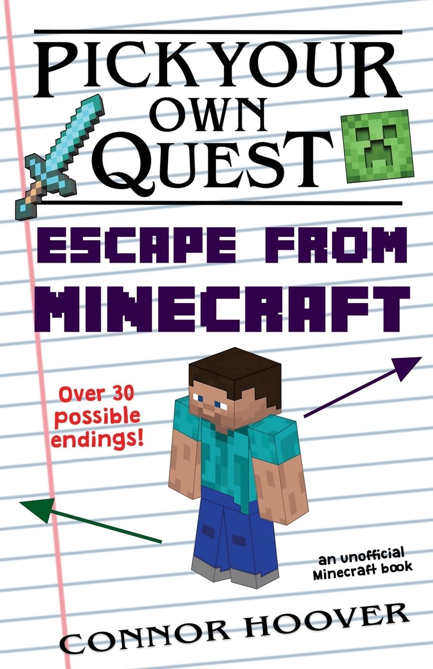 Pick Your Own Quest: Escape From Minecraft - Interactive Adventure Book | Ages 8-12 | 120 Pages 1