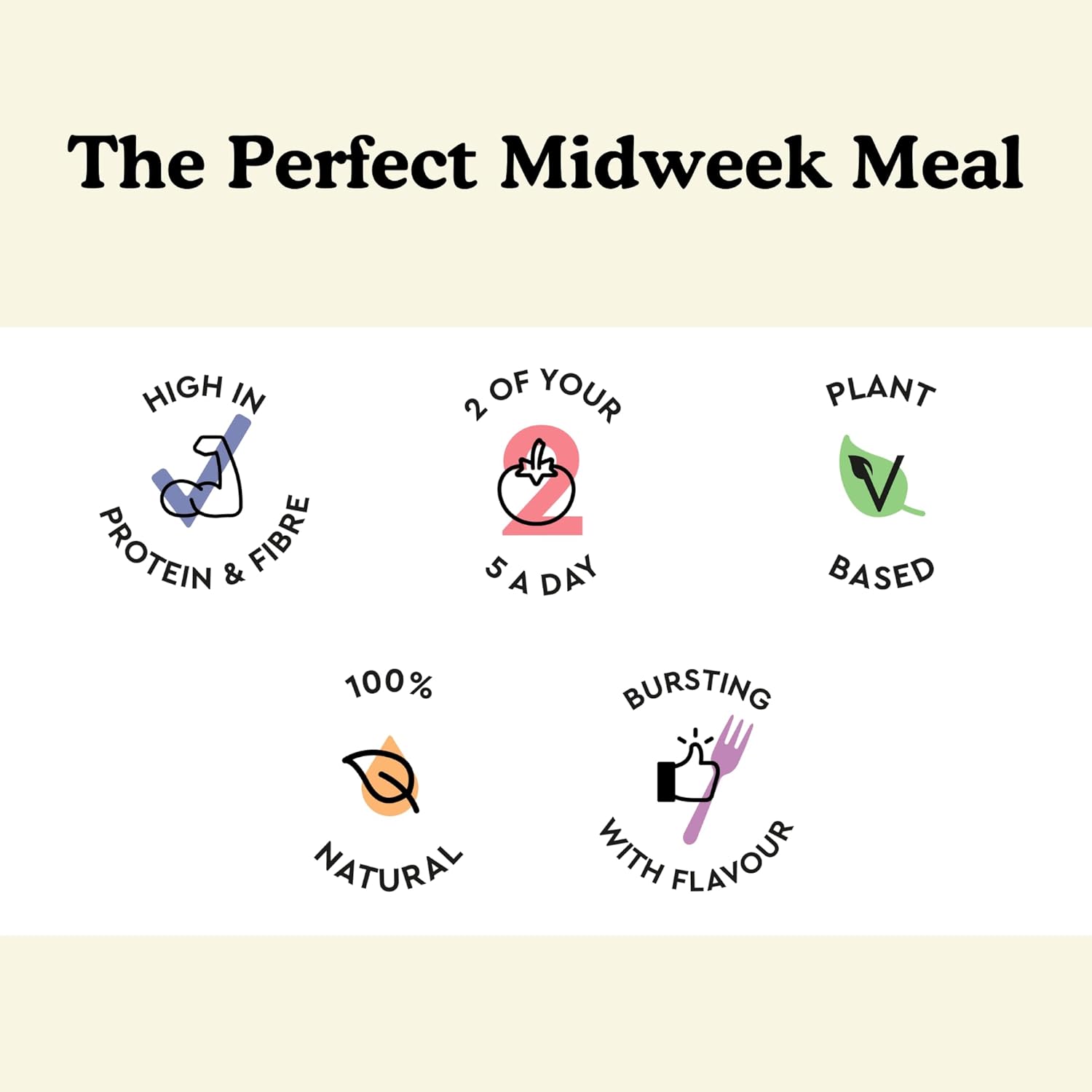 Fiid Mexican Black Bean Chilli - 3 x 100% Natural Vegan Microwave Ready Meals