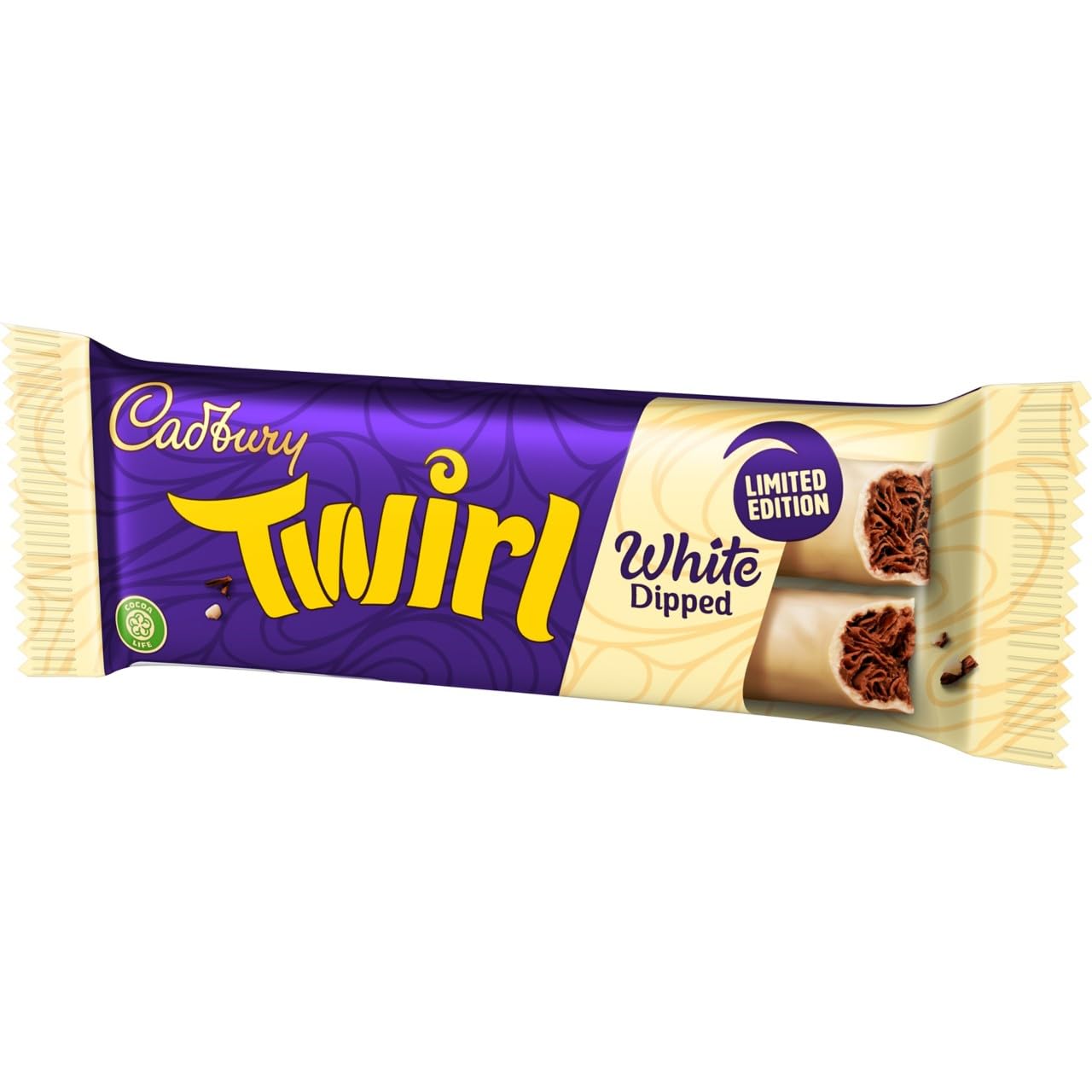 Cadbury Limited Edition White Chocolate Dipped Twirl Bars - Twin Pack Chocolate Snack 6