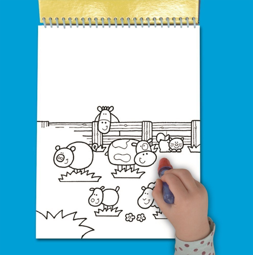 Galt Toys, Water Magic - Farm, Colouring Book for Children, Ages 3 Years Plus