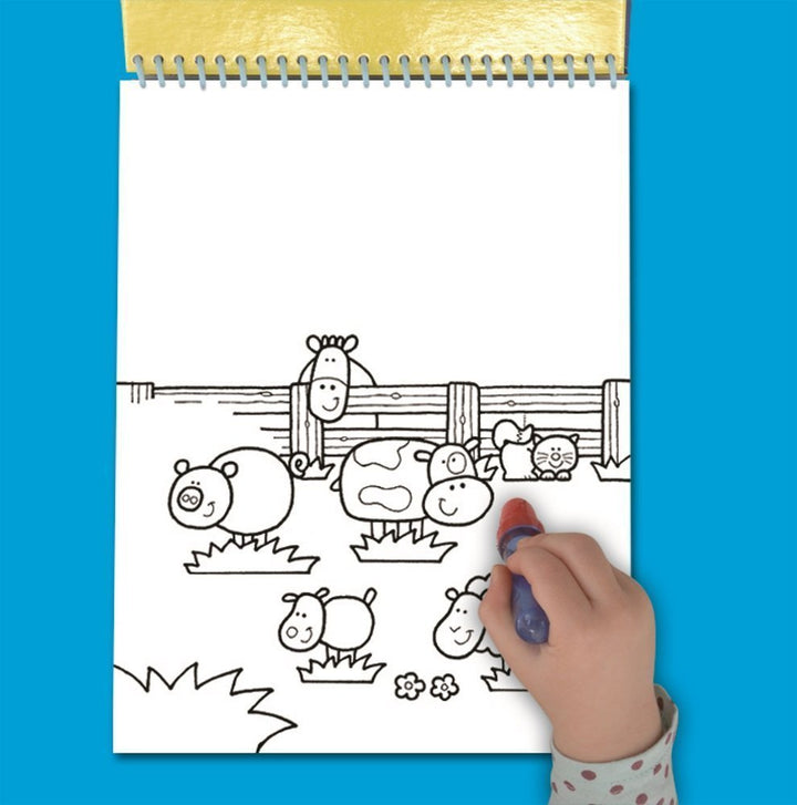 Galt Toys, Water Magic - Farm, Colouring Book for Children, Ages 3 Years Plus