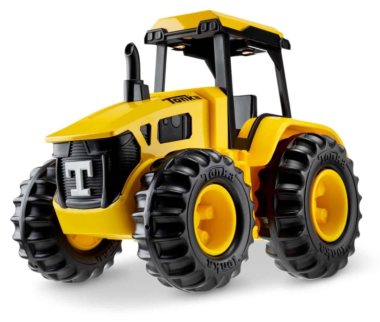 Basic Fun Tonka Steel Classics Farm Tractor Toy | Cold-Rolled Steel | Ages 3+ | Yellow