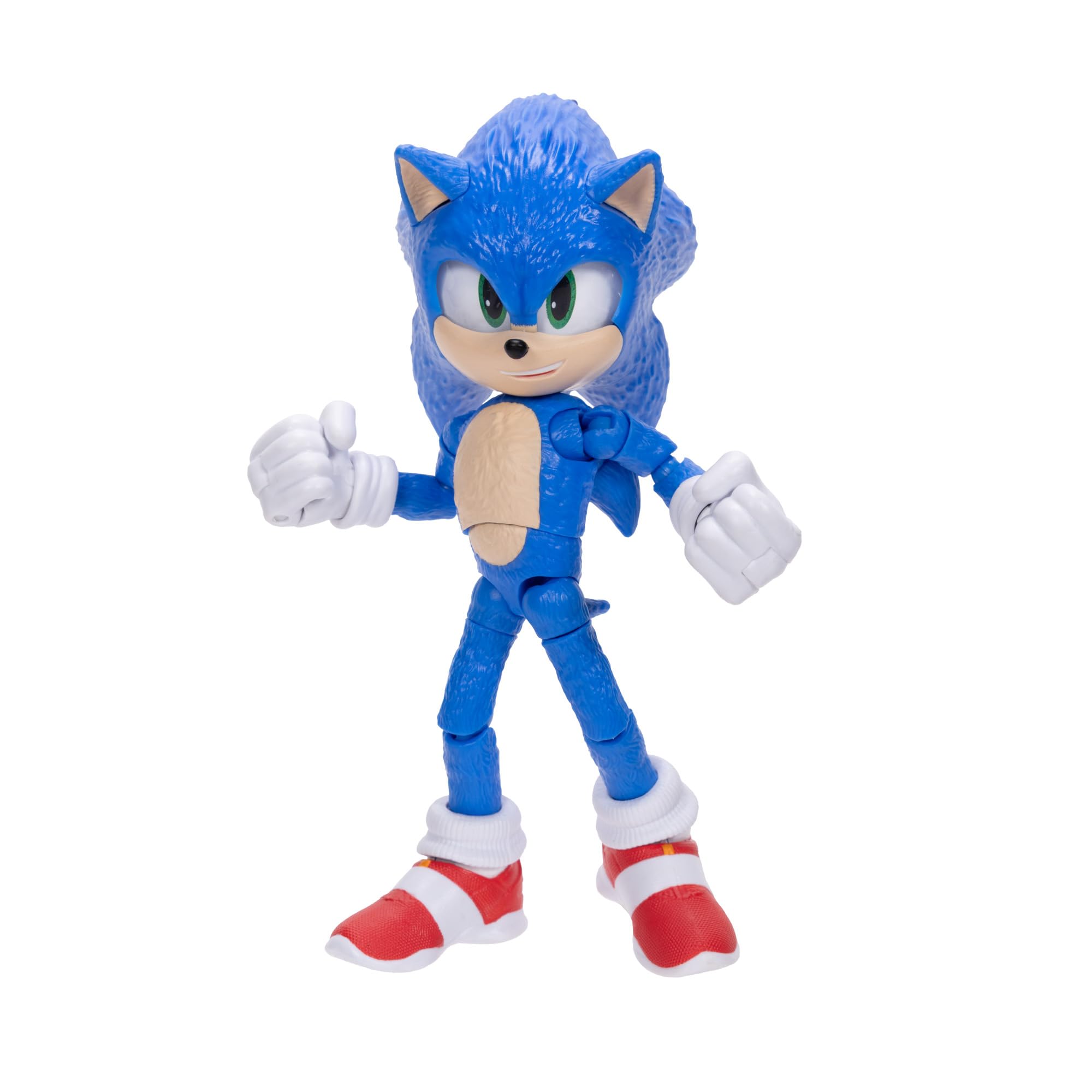 Sonic The Hedgehog Sonic 3 Movie Sonic Collector Toy Figure by Jakks Pacific | 5" / 13cm Tall | Ages 3+ 7