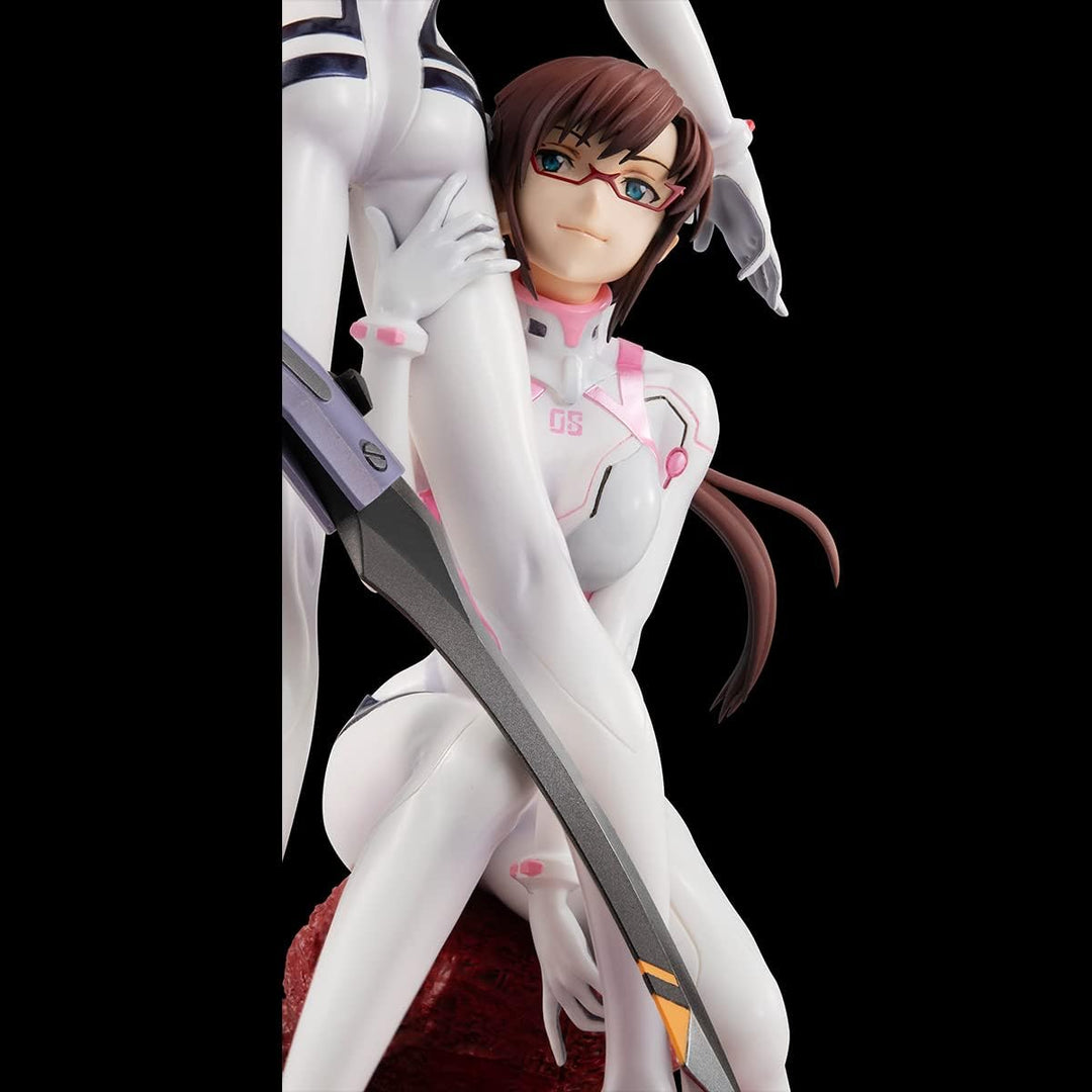 Megahouse Evangelion Thrice Upon a Time Asuka & Makinami Gem Series PVC Figure (MH83370)