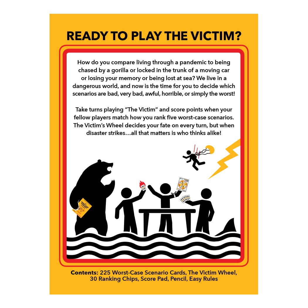 Moose Worst-Case Scenario Card Game – Match Player Rankings of 5 Scenarios 2