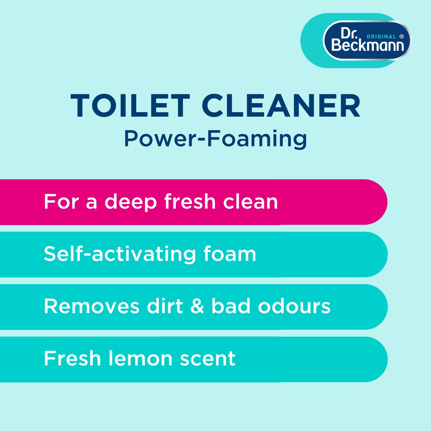 Dr. Beckmann - Power-Foaming Toilet Cleaner, Activated Carbon Formula, 100g (3 Count) 9