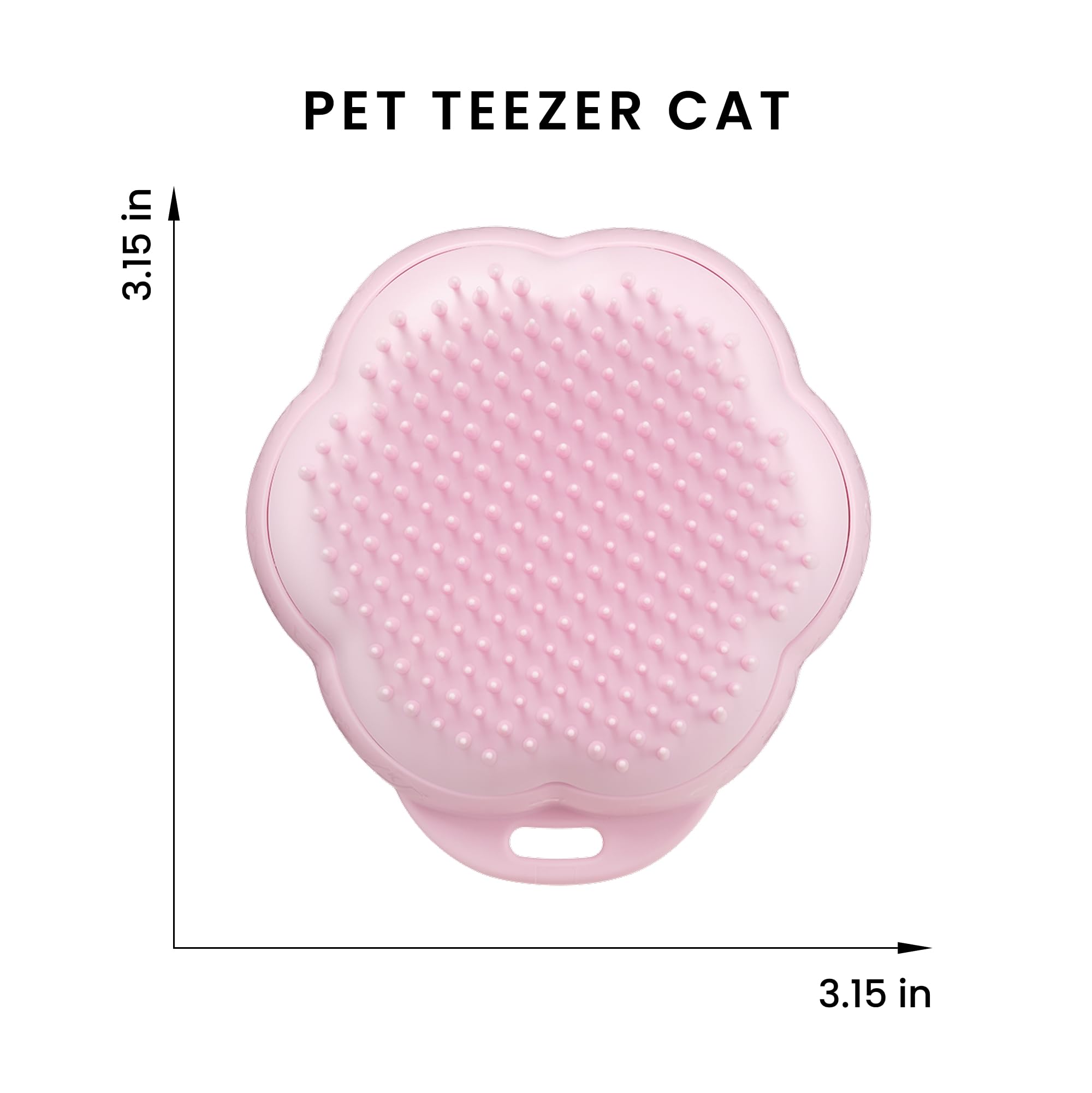 Tangle Teezer Pet Teezer Cat Brush - For Short to Medium Fur | Pink 7
