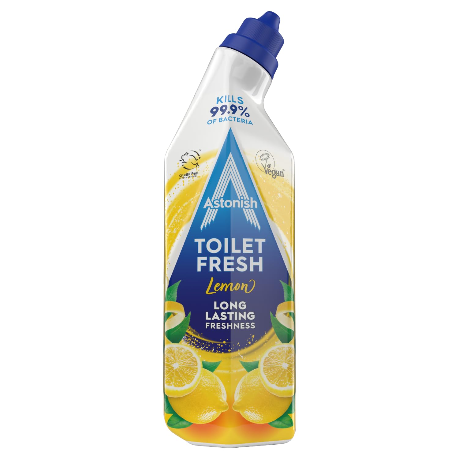 Astonish Toilet Fresh Gel - Kills 99.9% Bacteria, Limescale Prevention, Citrus Scent, 750 ml 1