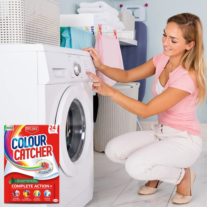 Dylon Colour Catcher Max Protect Laundry Sheets - Prevents Colour Run & Mixed Wash Protection