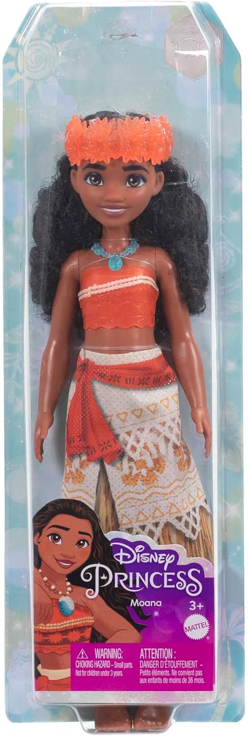 Disney Princess Moana Posable Fashion Doll with Sparkling Outfit and Removable Accessories 2