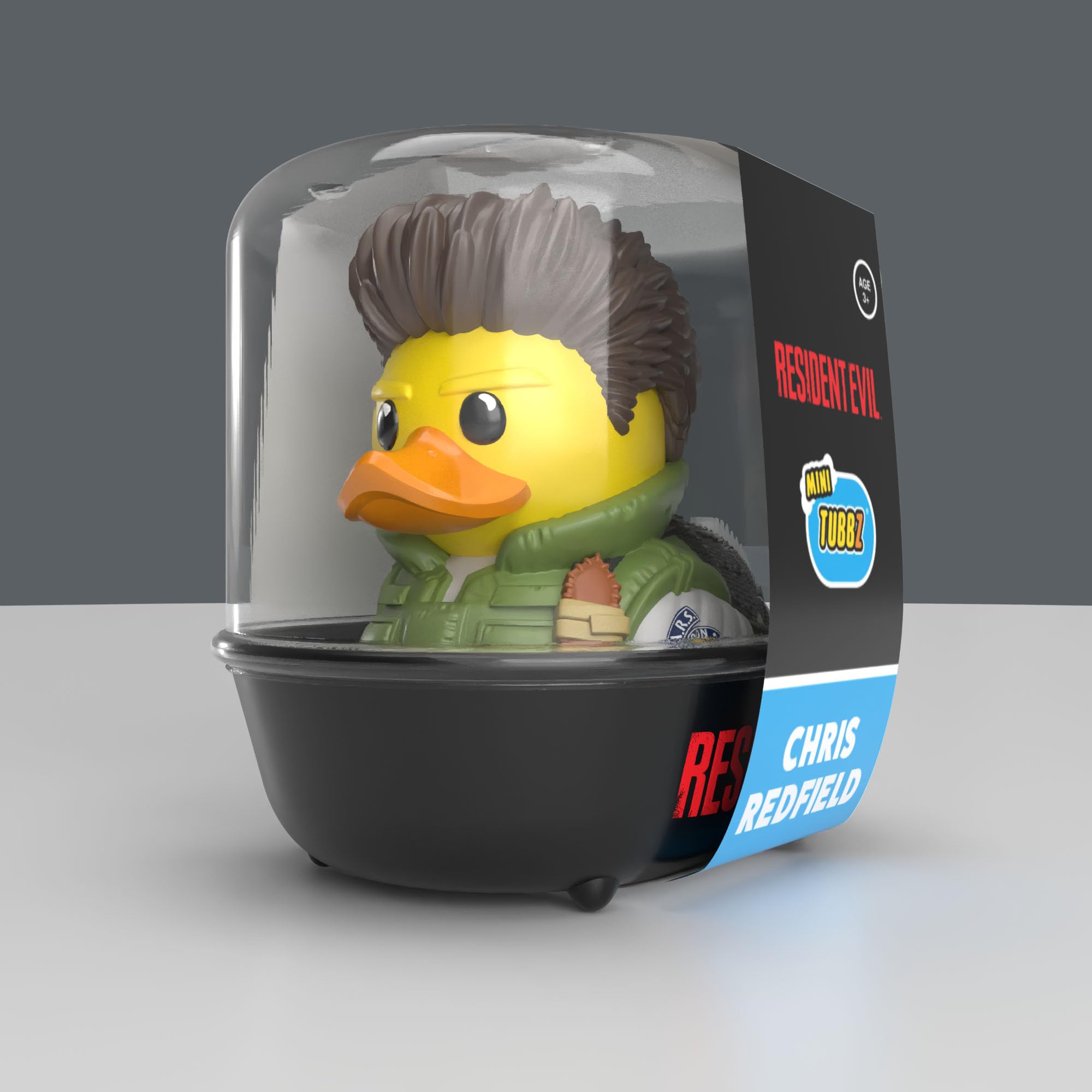 TUBBZ Resident Evil Chris Redfield Cosplaying Rubber Duck Vinyl Figure Mini Edition 2