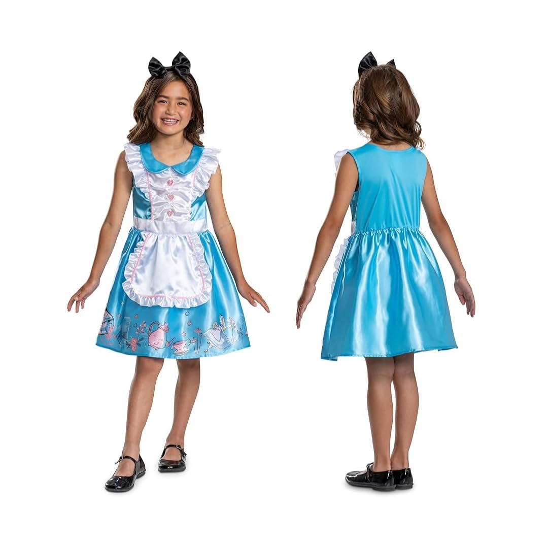 Disguise Disney Alice Classic Costume - Child M 7-8 Years