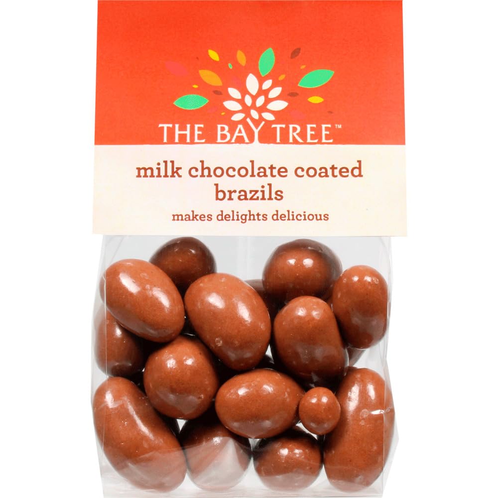 The Bay Tree Milk Chocolate Brazils - Whole Nuts Coated in Smooth Milk Chocolate | 160g Bag 1