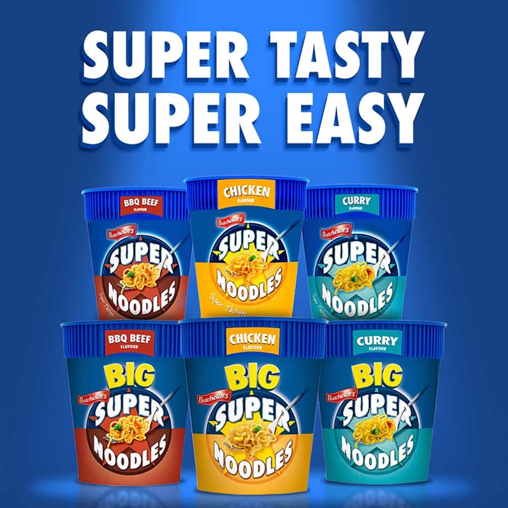 Batchelors Super Noodles Chicken Flavour Instant Noodles (75g, Pack of 8) 3