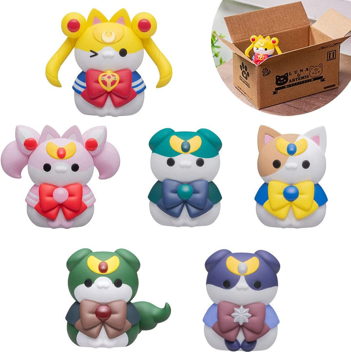 Megahouse Pretty Guardian Sailor Moon Sailor Mewn Vol 2 Set - Mega Cat Project Collectible Figures