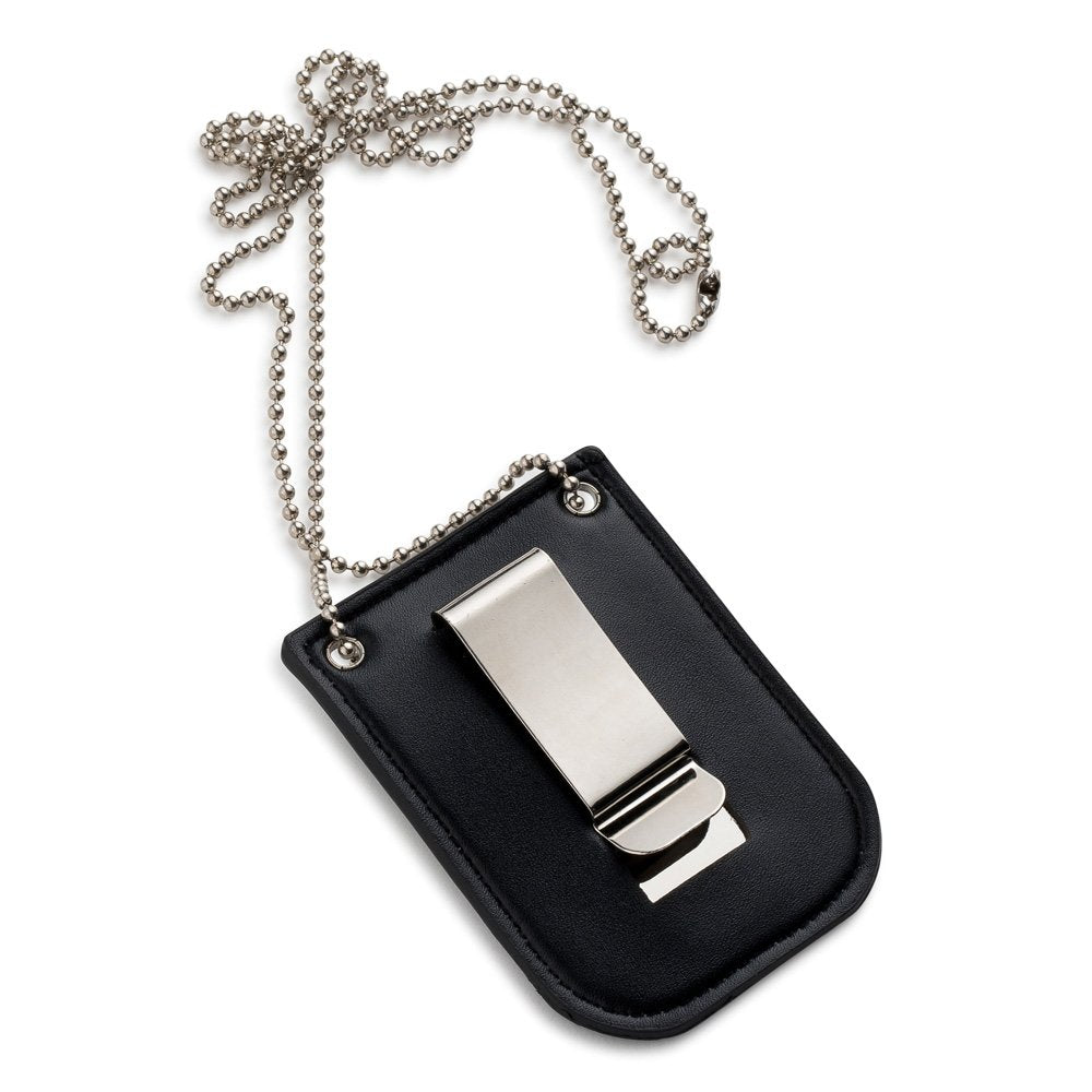 Dress Up America Police Badge for Kids - Pretend Play Cop Costume Accessory with Chain & Belt Clip