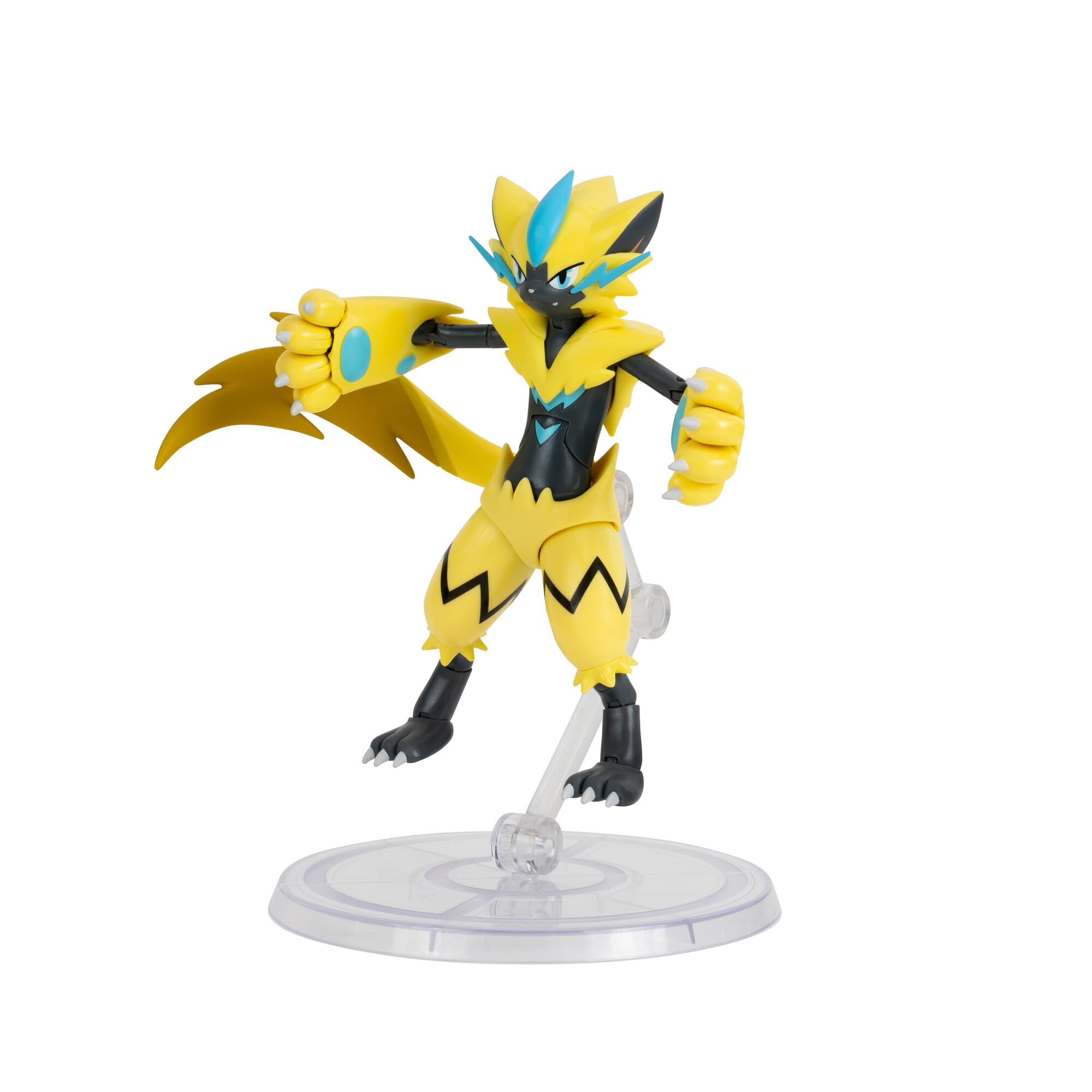 Pokémon Select Zeraora - 6-Inch Super-Articulated Action Figure with Posing Stand