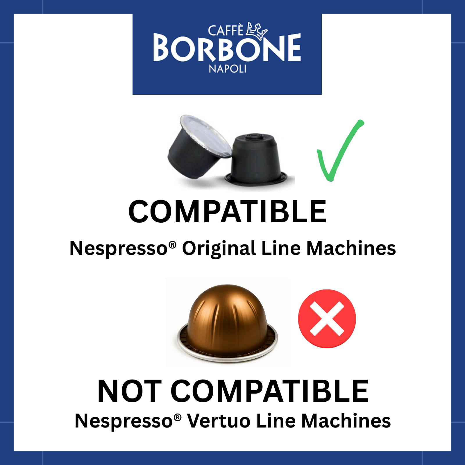 CAFFÈ BORBONE Respresso Red Blend Coffee Capsules - 50 Count | Intense Flavor | Nespresso Compatible 3