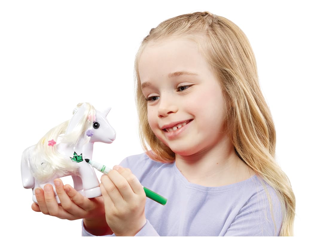 Crayola Colour 'n' Style Unicorn & Pegasus Twin Pack - Creative Arts & Crafts Playset for Kids 2