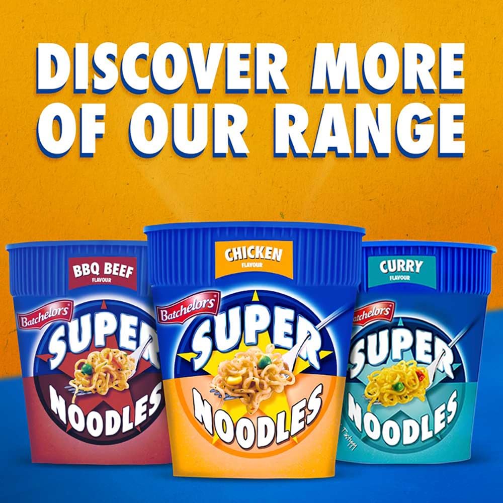 Batchelors Super Noodles Chicken Flavour Instant Noodles (75g, Pack of 8) 4
