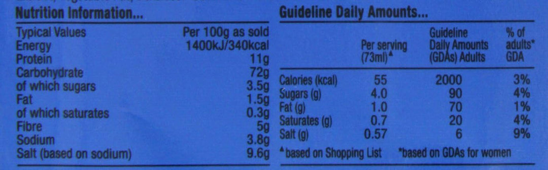 Colman's Parsley Sauce Mix with Nutmeg, 20g - Vegetarian, No Added MSG