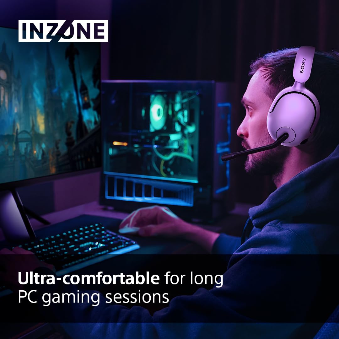 Sony INZONE H5 Wireless Gaming Headset - PC/PS5, 360 Spatial Sound for Gami 4