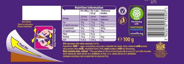 Cadbury Dairy Milk Winter Wonderland Chocolate Bar - 100g