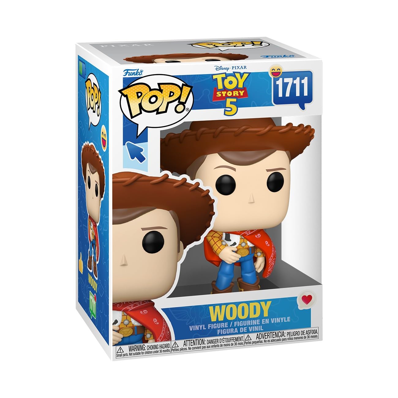 Funko POP! Disney: Toy Story 5 - Woody Collectable Vinyl Figure | 3.75 in | Model 90767