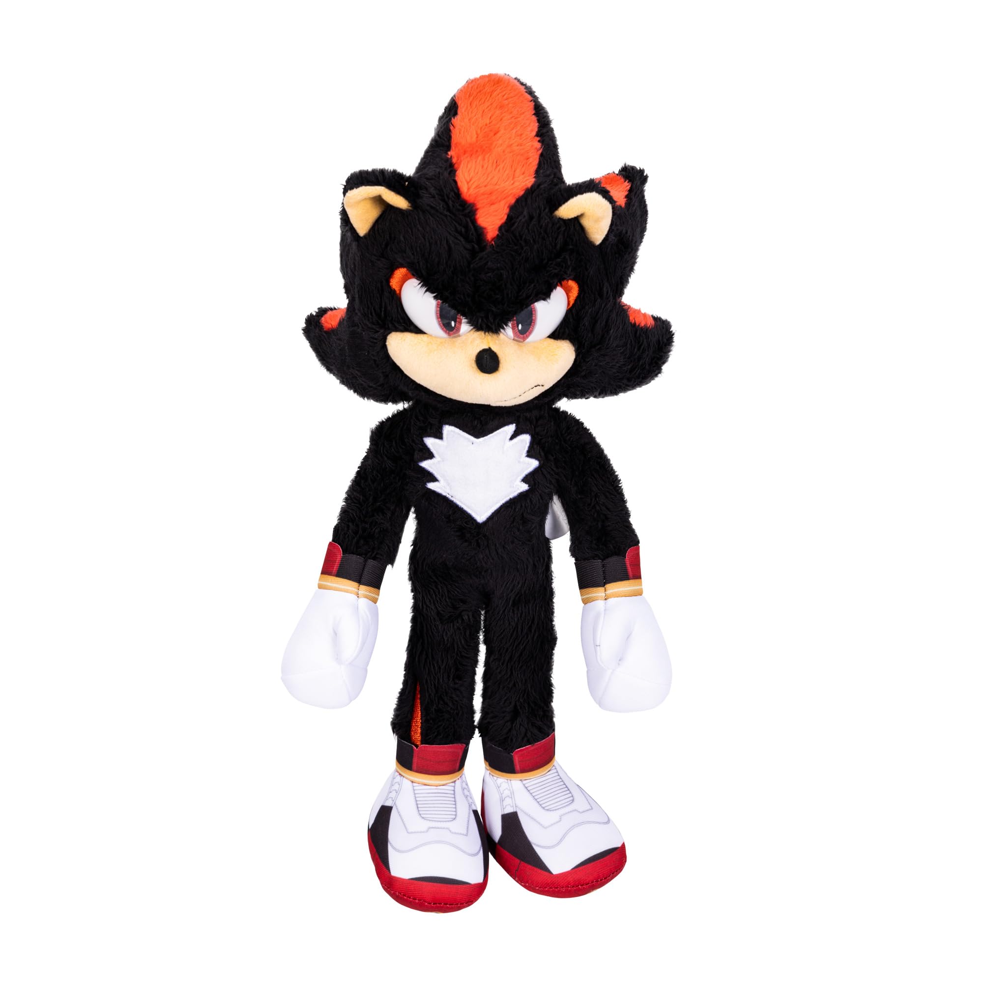 Sonic 3 Movie Shadow Deluxe Plush by Jakks Pacific - 35 cm Tall | Ages 3+ 1