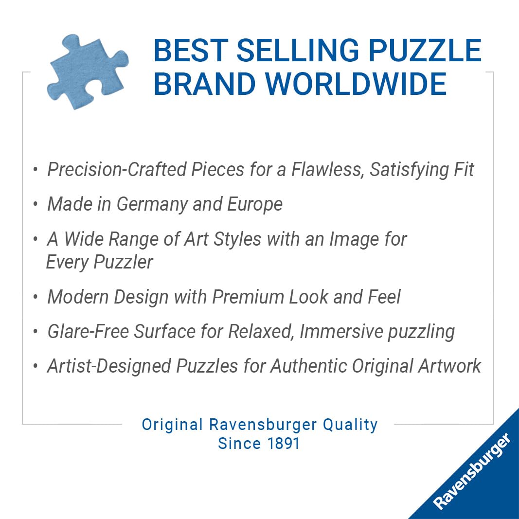 Ravensburger Cosy Café No.4 1000 Piece Jigsaw Puzzle - Charming River Scene | Adults & Families 7