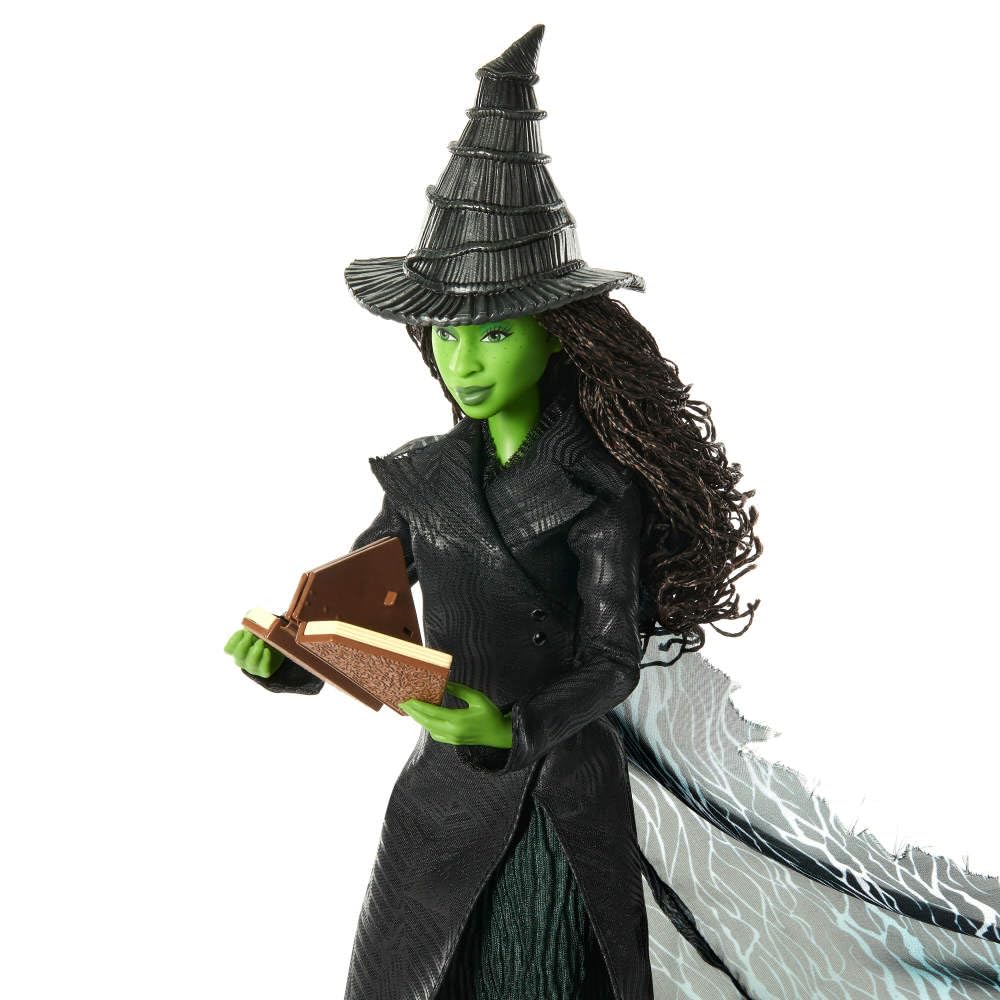 Mattel Wicked: Part 2 Elphaba Deluxe Fashion Doll with Removable Outfit and 4 Accessories - JFM12 4
