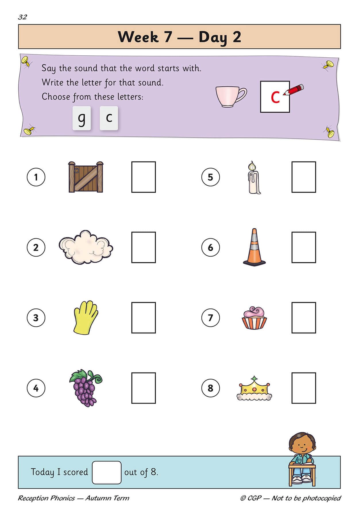 CGP Reception Phonics Daily Practice Book: Autumn Term | Home Schooling Workbook | Paperback 3